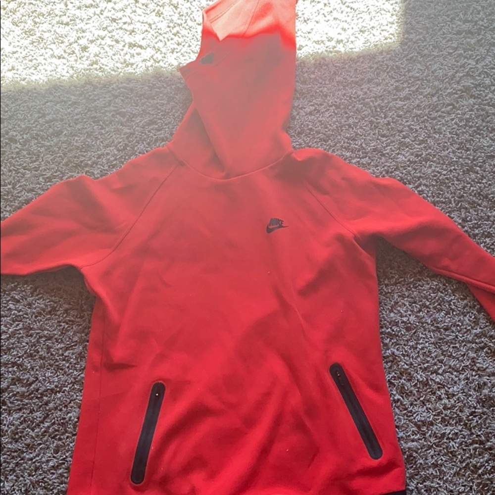 Red Nike sweatshirt